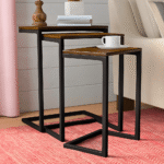 3-Piece Rustic Nesting Table Set