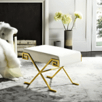 Golden Key Bench Stool