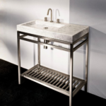 Compact Wall-Mount Vanity with Vessel Sink