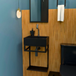 Petite Round Sink Freestanding Vanity