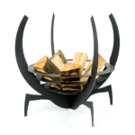 Crescent Steel Fire Basket