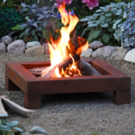 Corten Steel Square Fire Pit