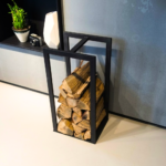 Minimal Steel Log Holder