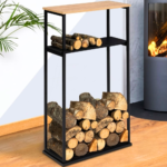 Dual Level Log Storage Tower