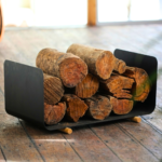 Solid Steel Log Trough