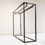 Tall Box Frame Clothing Rack