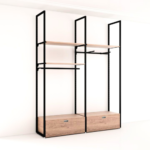 Minimalist Wide Hanging Rack