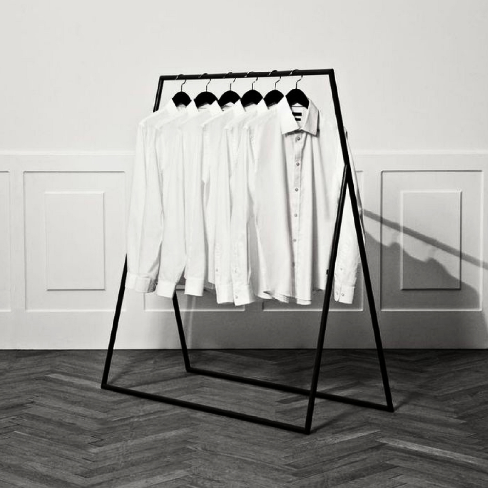 325 Minimal Steel Open Wardrobe Tall - Image 1