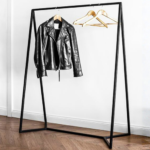 Steel Wardrobe with Mirror Panel