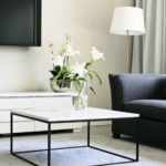 Glossy White Cube Coffee Table