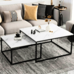 Marble Nesting Coffee Table Set