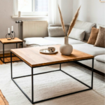 Square Oak Box-Frame Coffee Table