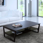 Black Two-Tier Loft Coffee Table
