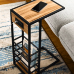 Industrial C-Table with Charging Shelf