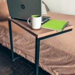 Wood Top Slide-Under Laptop Table