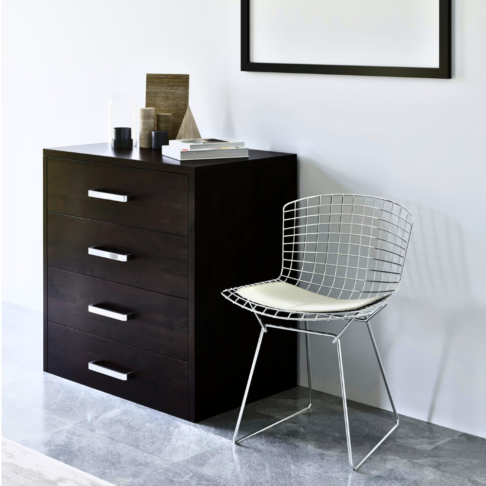 521 Chrome Wire Mesh Accent Chair - Image 1